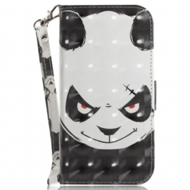 Θηκη Κινητου Motorola Edge 50 Fusion Angry Panda Με Λουράκι