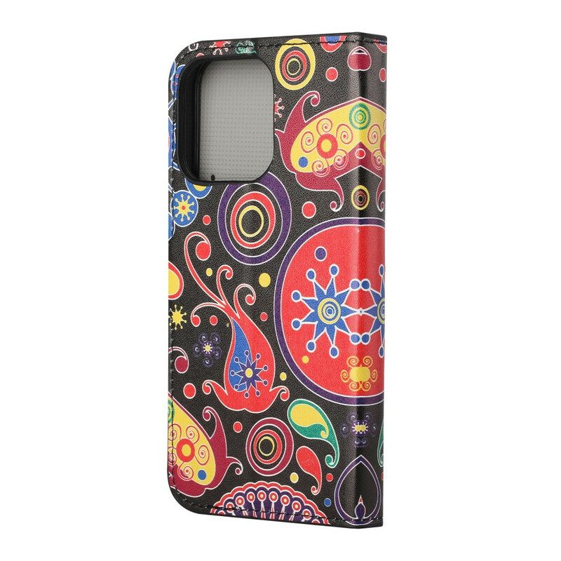 δερματινη θηκη iPhone 13 Galaxy Design