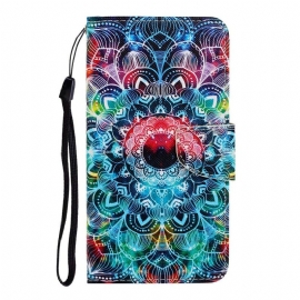 Κάλυμμα iPhone 13 με κορδονι Φοβερή Strappy Mandala