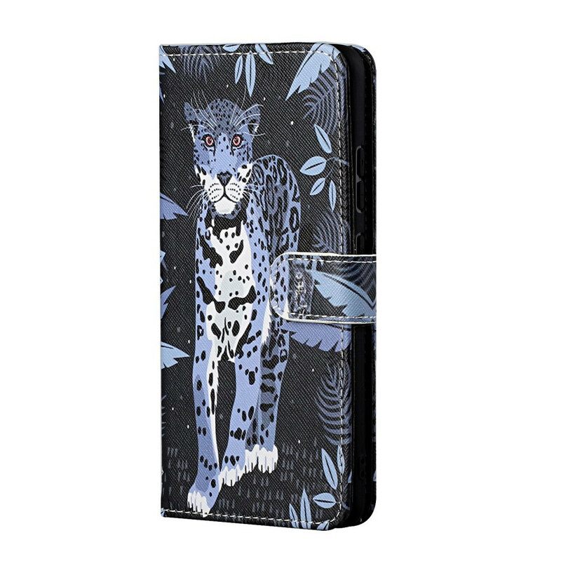 Κάλυμμα iPhone 13 με κορδονι Strappy Leopard