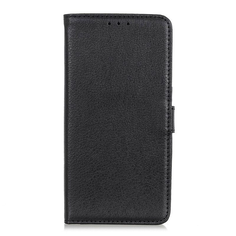 Κάλυμμα iPhone 13 Premium Faux Leather Litchi