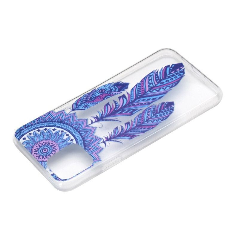 Θήκη iPhone 13 Blue Feathers Dream Catcher