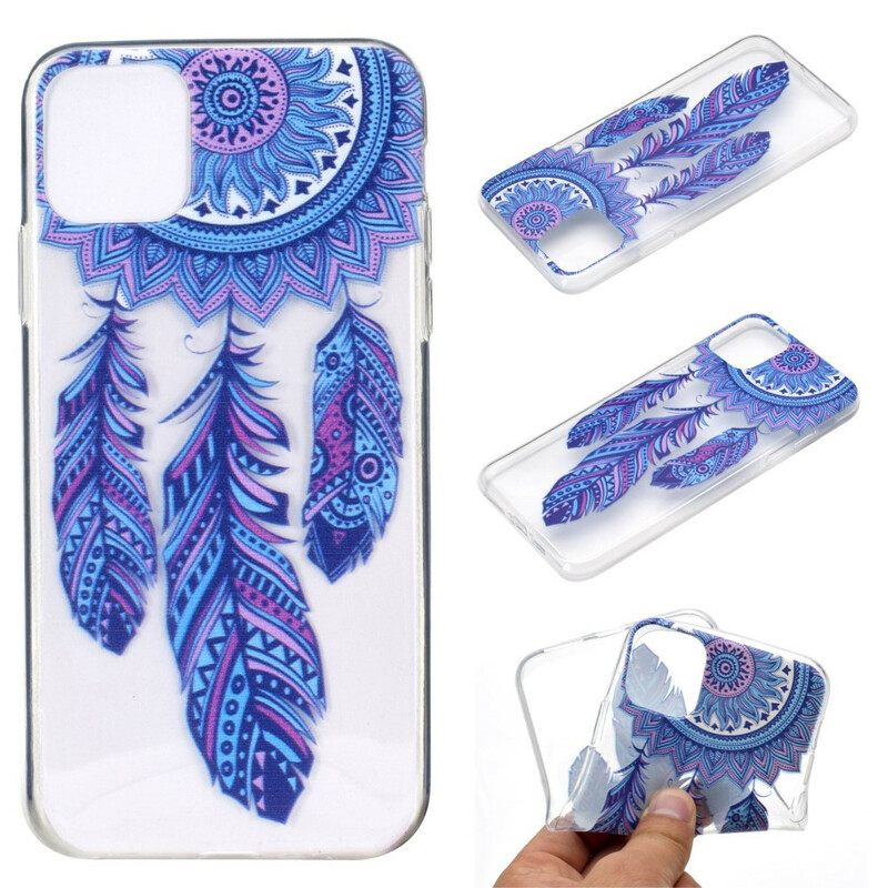 Θήκη iPhone 13 Blue Feathers Dream Catcher