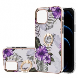 Θήκη iPhone 13 Δαχτυλίδι-στήριγμα Floral