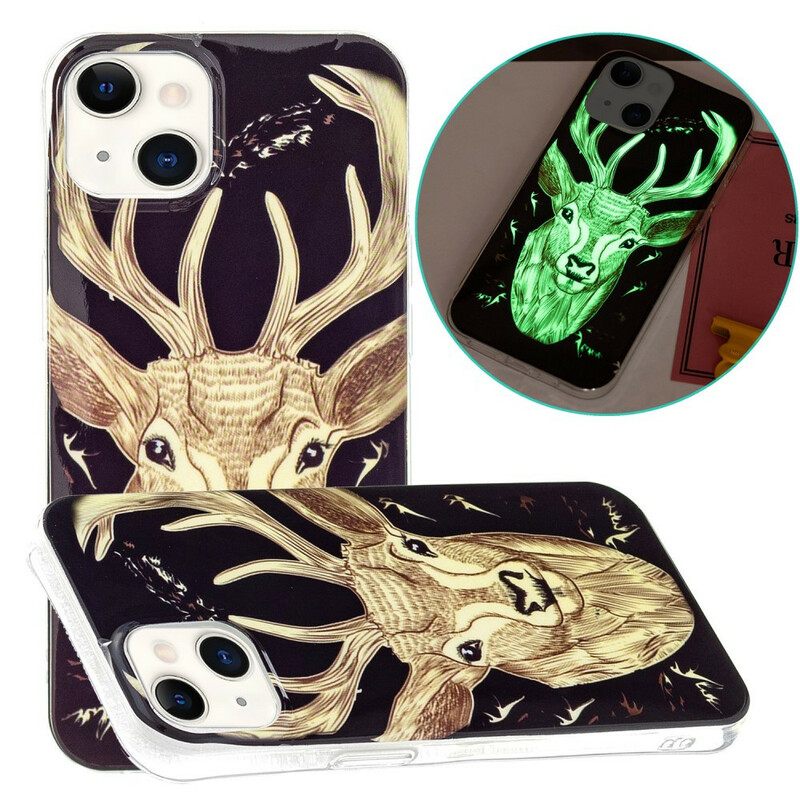 Θήκη iPhone 13 Fluorescent Majestic Stag