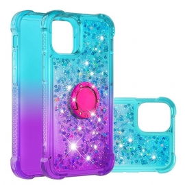 Θήκη iPhone 13 Glitter Ring-support