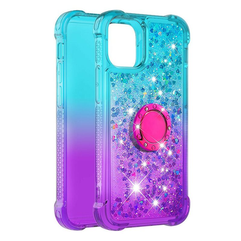 Θήκη iPhone 13 Glitter Ring-support