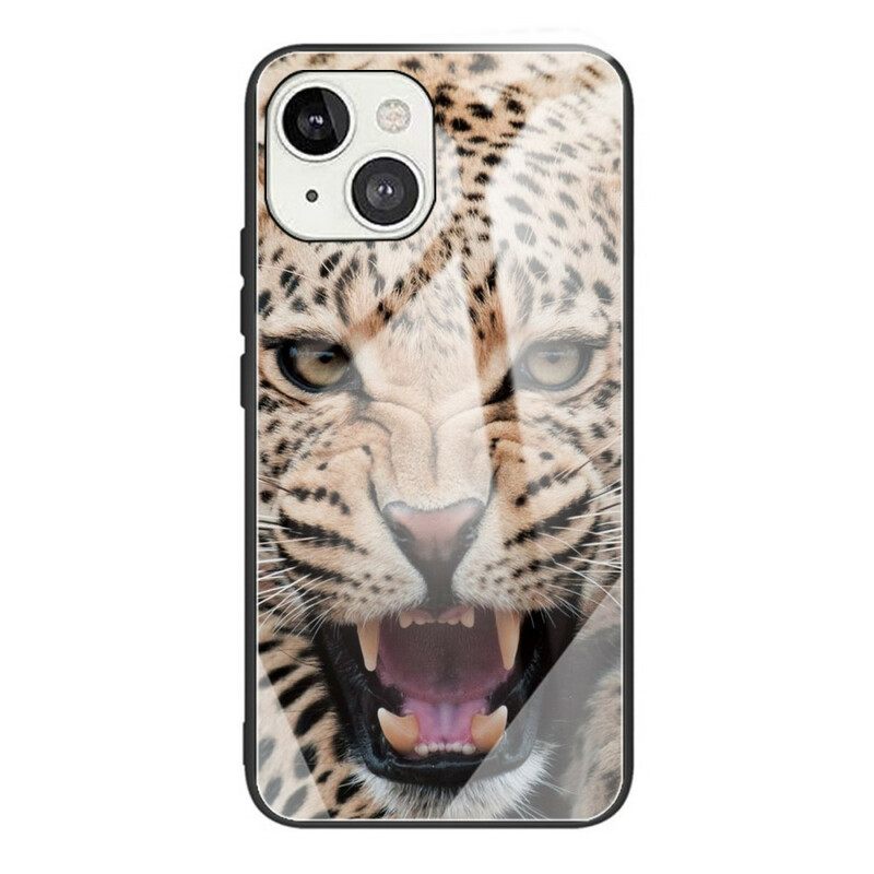 Θήκη iPhone 13 Leopard Tempered Glass