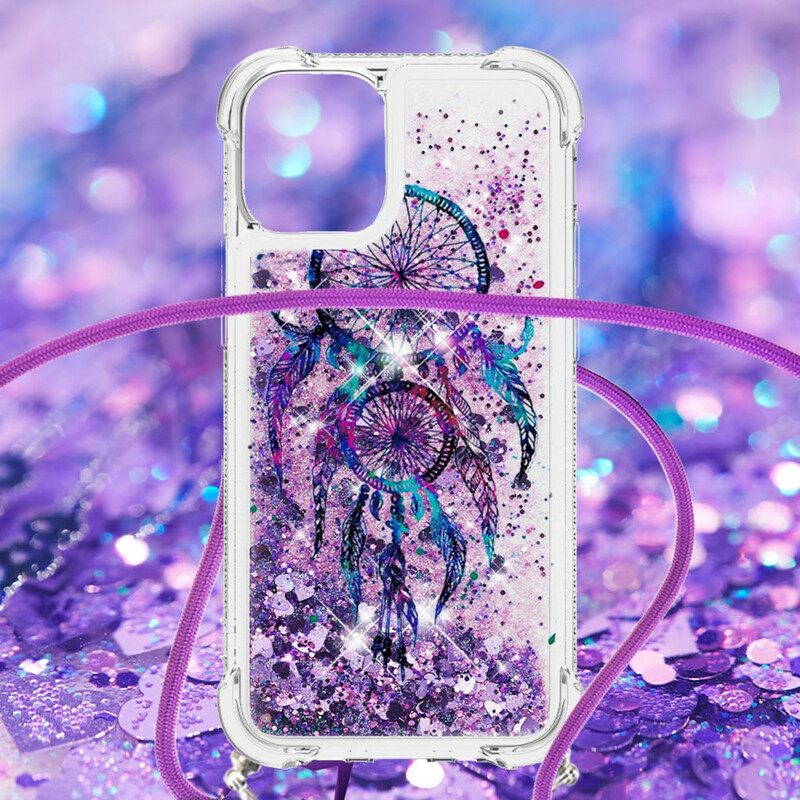 Θήκη iPhone 13 με κορδονι Dream Catcher Glitter Cord