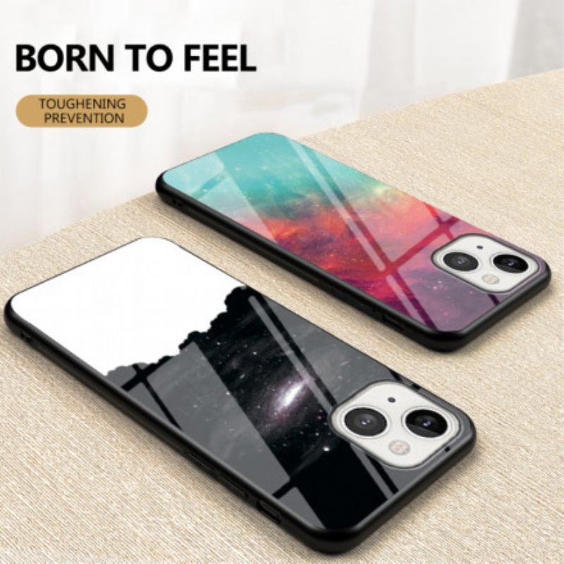 Θήκη iPhone 13 Starry Sky Tempered Glass