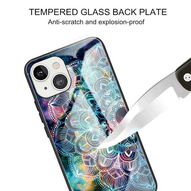 θηκη κινητου iPhone 13 Mandala Tempered Glass