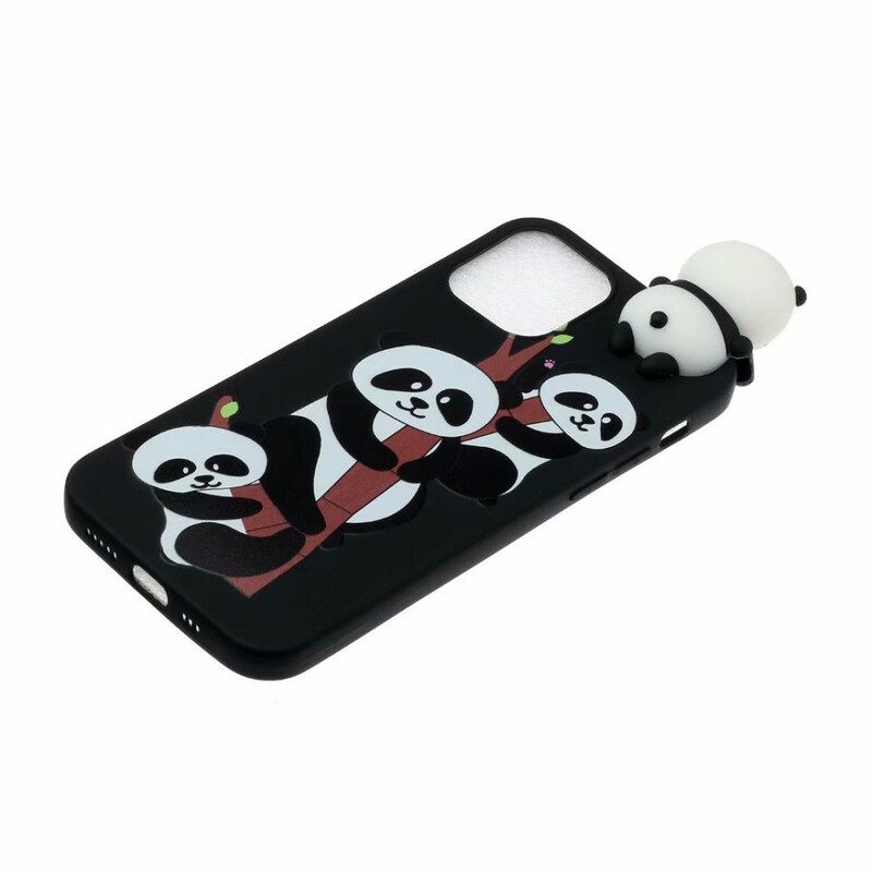 θηκη κινητου iPhone 13 Pandas On Bamboo 3d