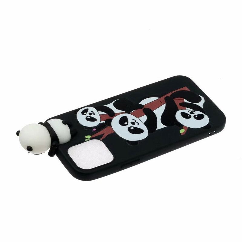 θηκη κινητου iPhone 13 Pandas On Bamboo 3d