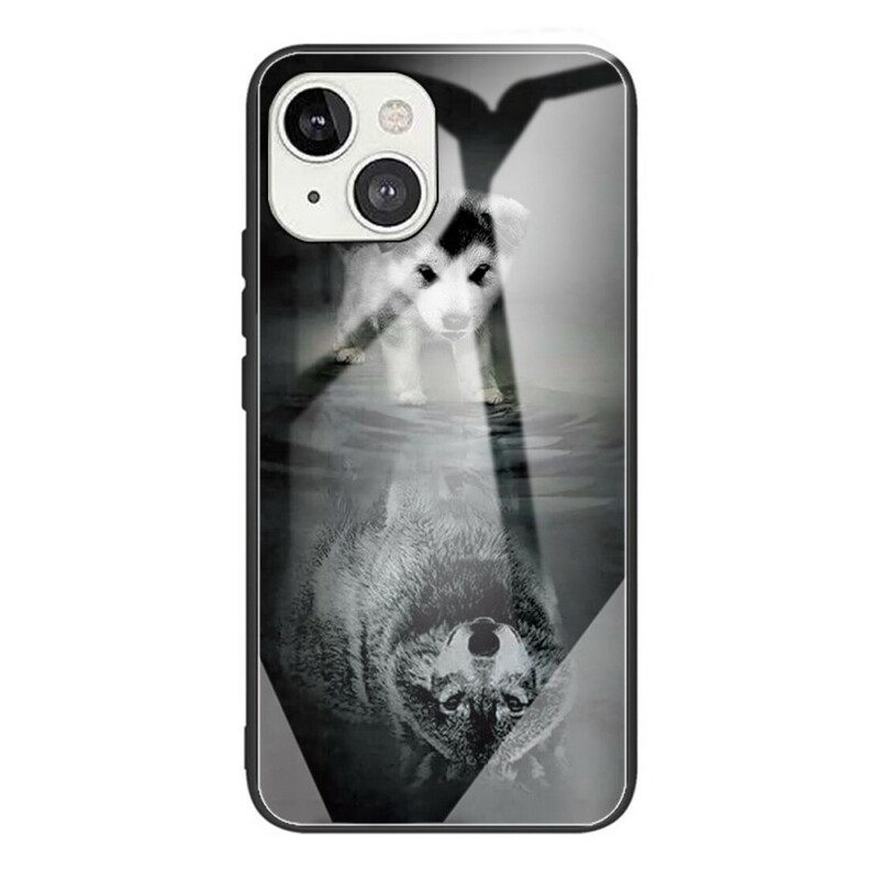 θηκη κινητου iPhone 13 Puppy Dream Tempered Glass