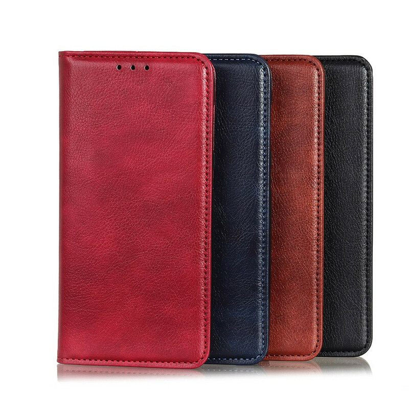 θηκη κινητου iPhone 13 Θήκη Flip Litchi Split Leather