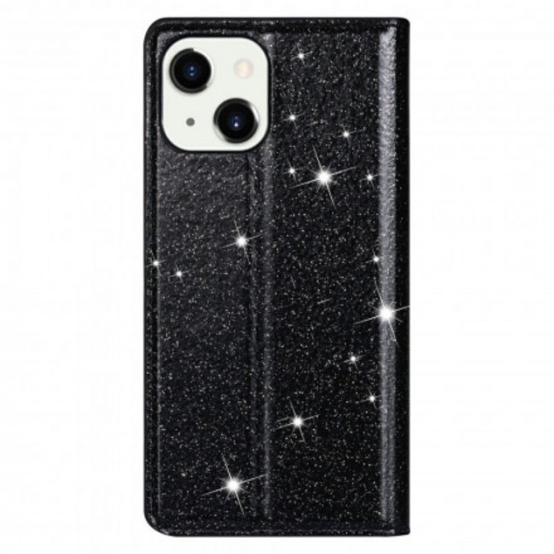 θηκη κινητου iPhone 13 Θήκη Flip Στυλ Glitter