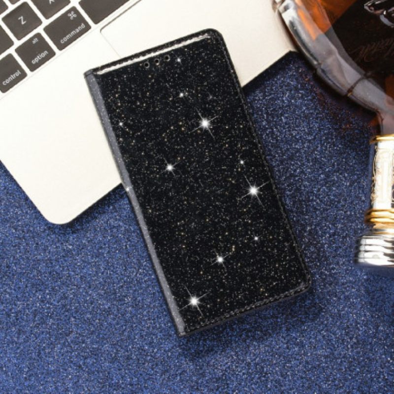 θηκη κινητου iPhone 13 Θήκη Flip Στυλ Glitter