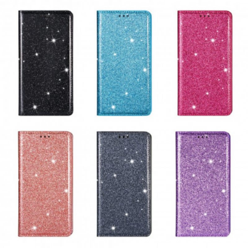 θηκη κινητου iPhone 13 Θήκη Flip Στυλ Glitter