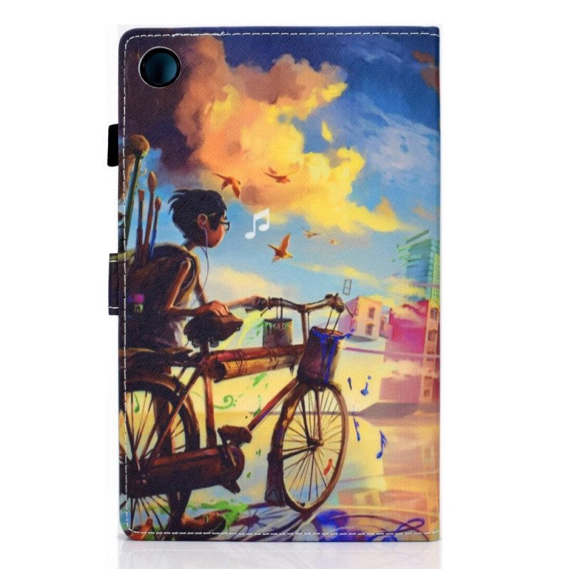 Κάλυμμα Samsung Galaxy Tab A8 (2021) Bike Art