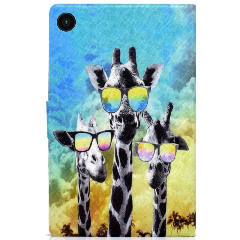 Κάλυμμα Samsung Galaxy Tab A8 (2021) Funky Giraffes