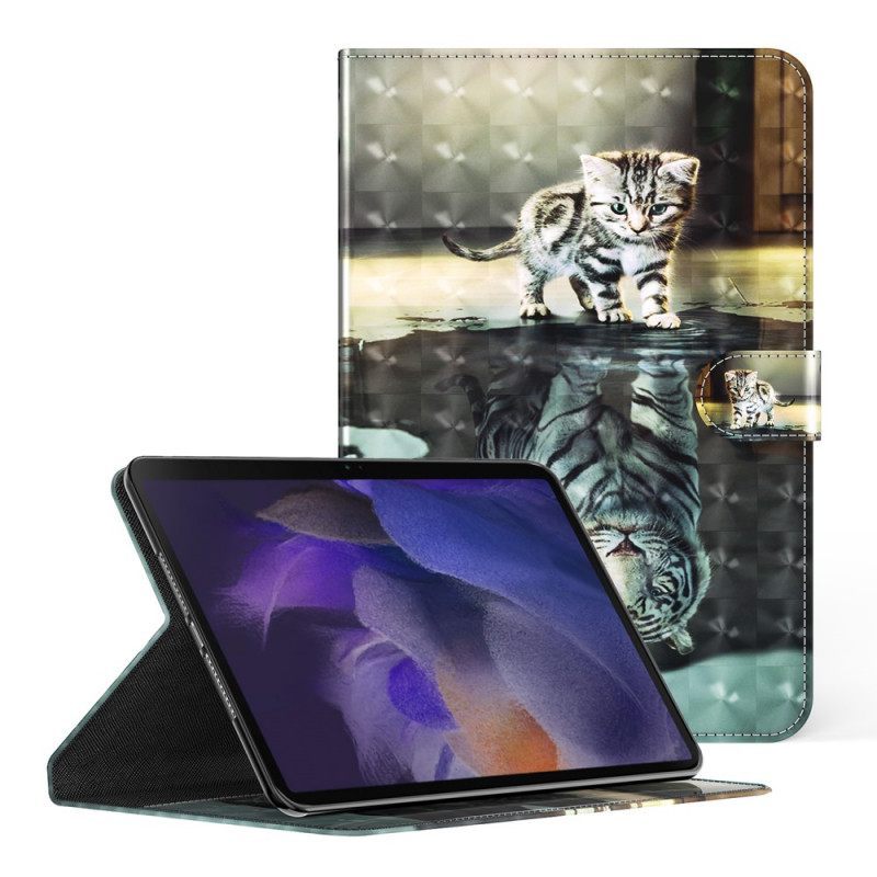 Κάλυμμα Samsung Galaxy Tab A8 (2021) Light Spot Dream Cat's