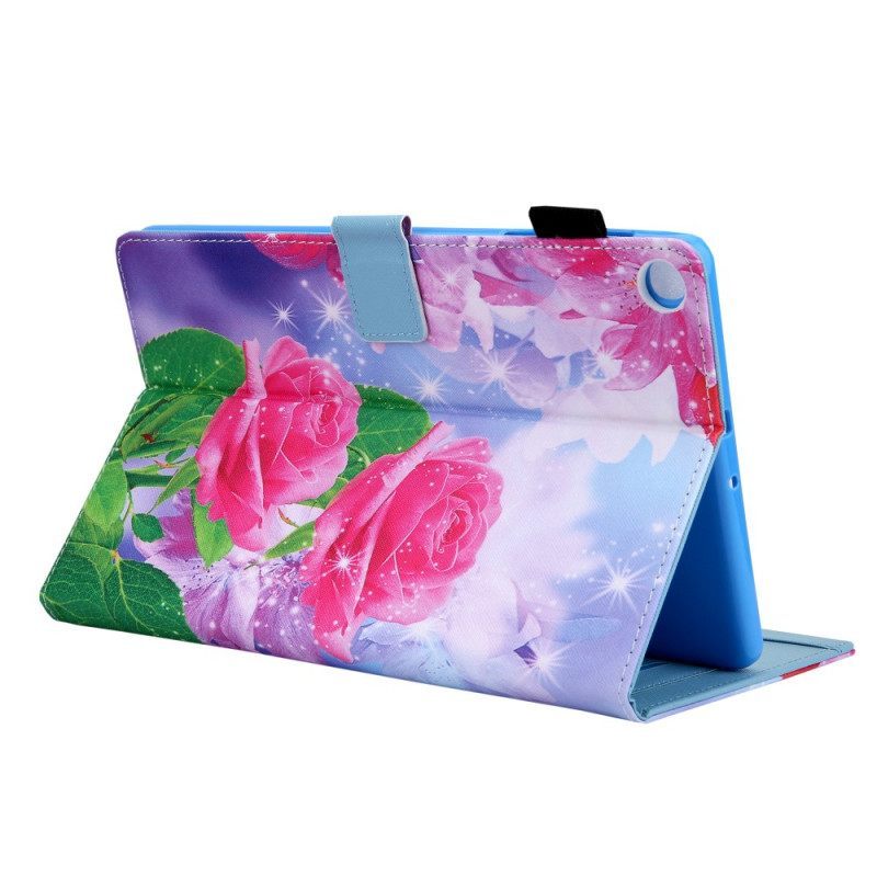 Θήκη Flip Samsung Galaxy Tab A8 (2021) Dream Flowers