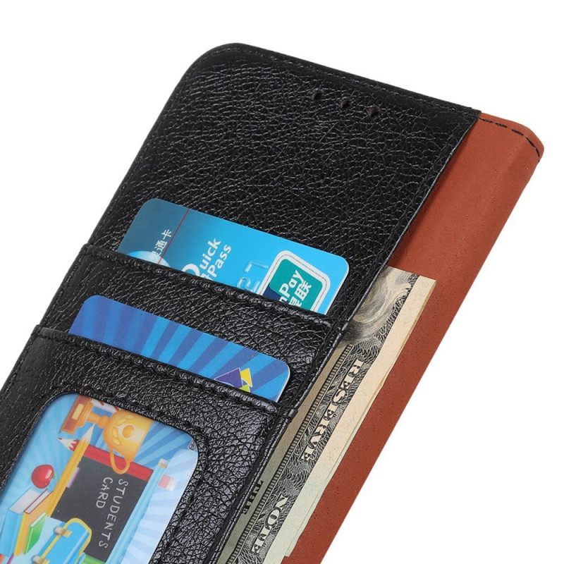 Κάλυμμα iPhone 15 Plus Split Nappa Leather