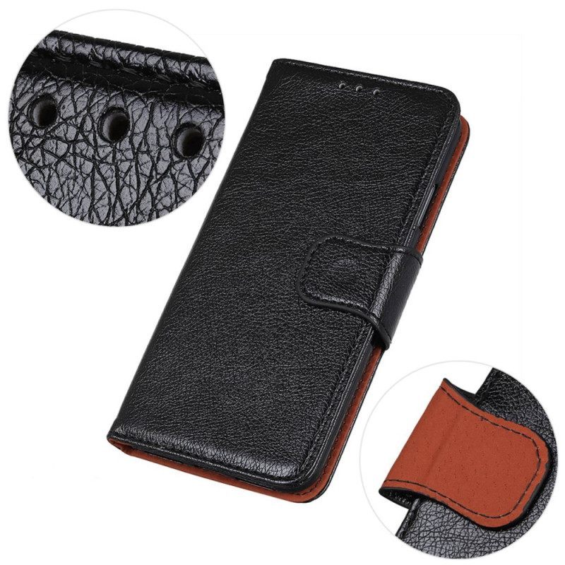 Κάλυμμα iPhone 15 Plus Split Nappa Leather