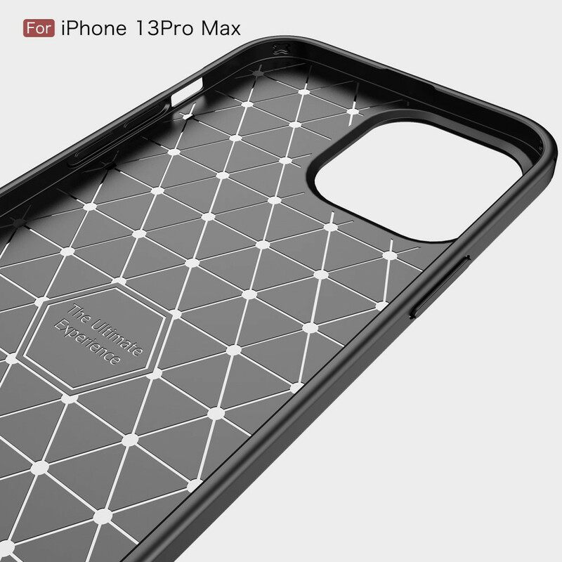 Θήκη iPhone 13 Pro Max Βουρτσισμένη Ίνα Άνθρακα