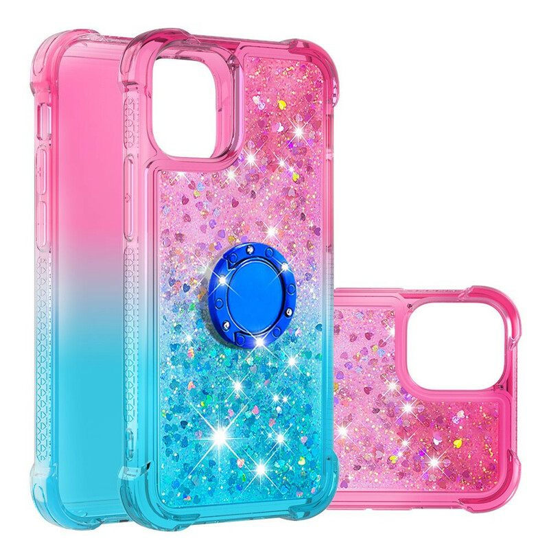 Θήκη iPhone 13 Pro Max Glitter Ring-support