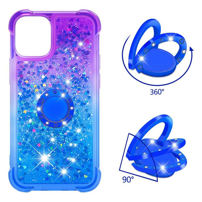 Θήκη iPhone 13 Pro Max Glitter Ring-support