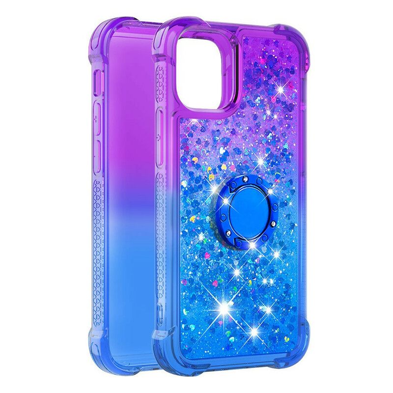 Θήκη iPhone 13 Pro Max Glitter Ring-support