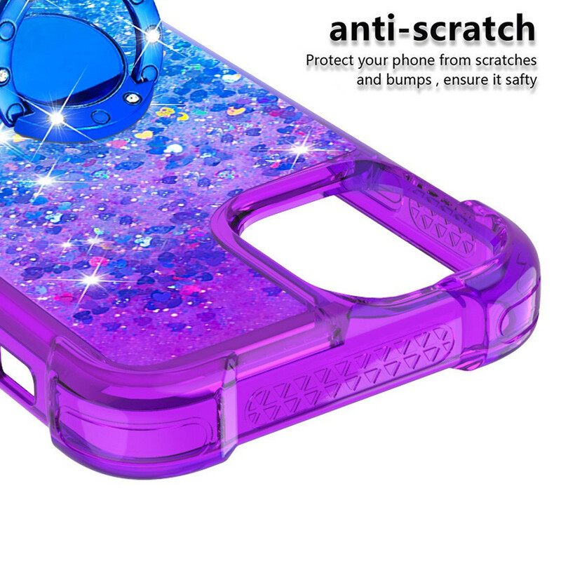 Θήκη iPhone 13 Pro Max Glitter Ring-support