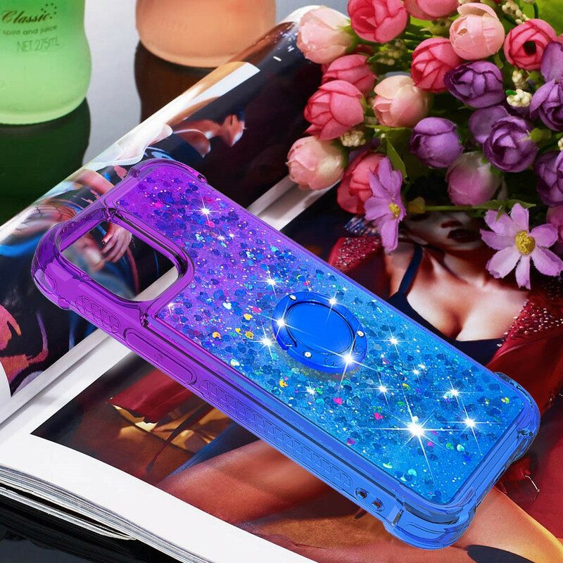 Θήκη iPhone 13 Pro Max Glitter Ring-support