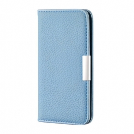 θηκη κινητου iPhone 13 Pro Max Θήκη Flip Litchi Ultra Chic Faux Leather