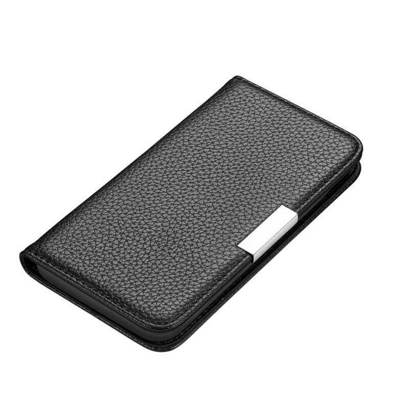 θηκη κινητου iPhone 13 Pro Max Θήκη Flip Litchi Ultra Chic Faux Leather