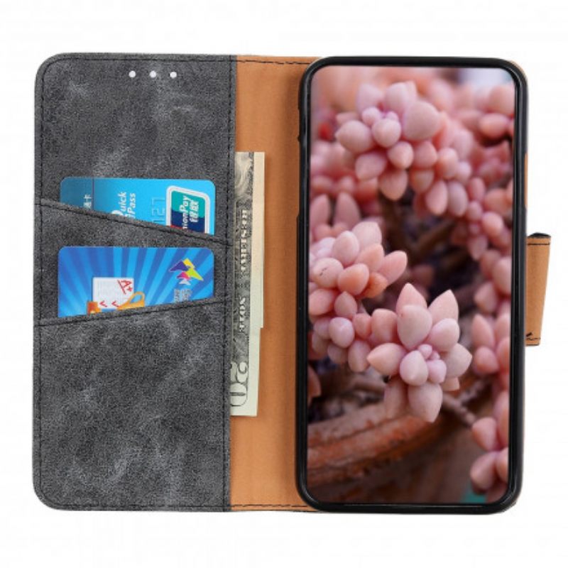 Θήκη Flip Realme 8 / 8 Pro Vintage Split Leather