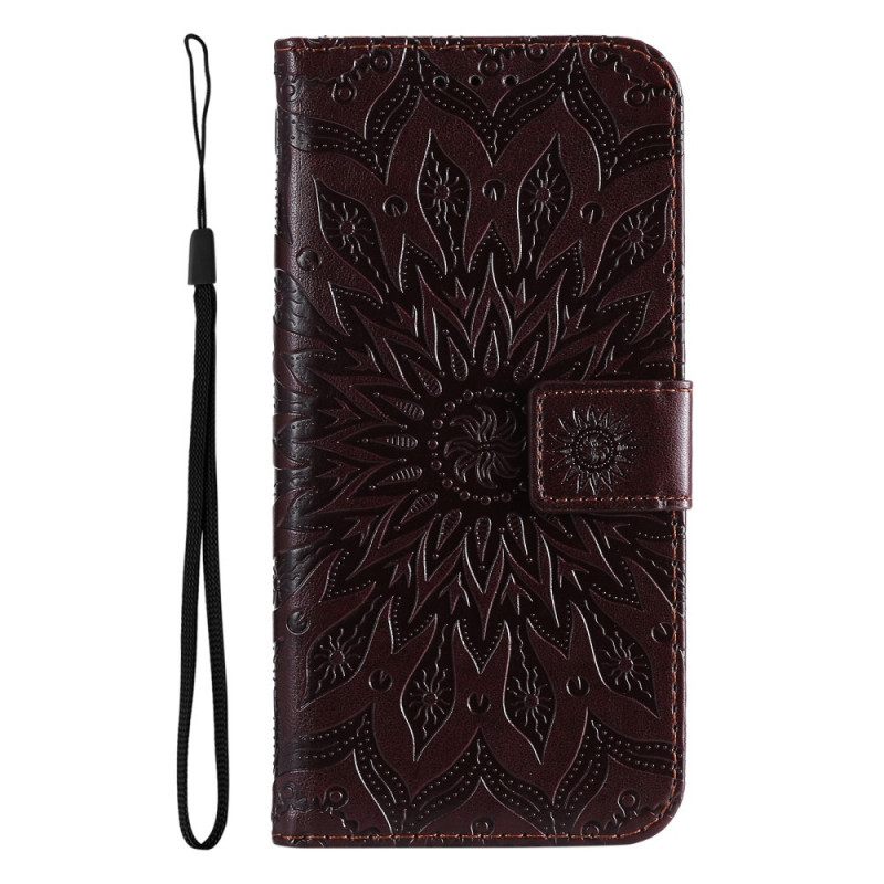 Κάλυμμα Oppo Find X5 Lite με κορδονι Mandala Sun Strap