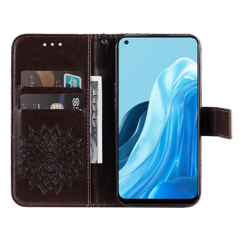 Κάλυμμα Oppo Find X5 Lite με κορδονι Mandala Sun Strap