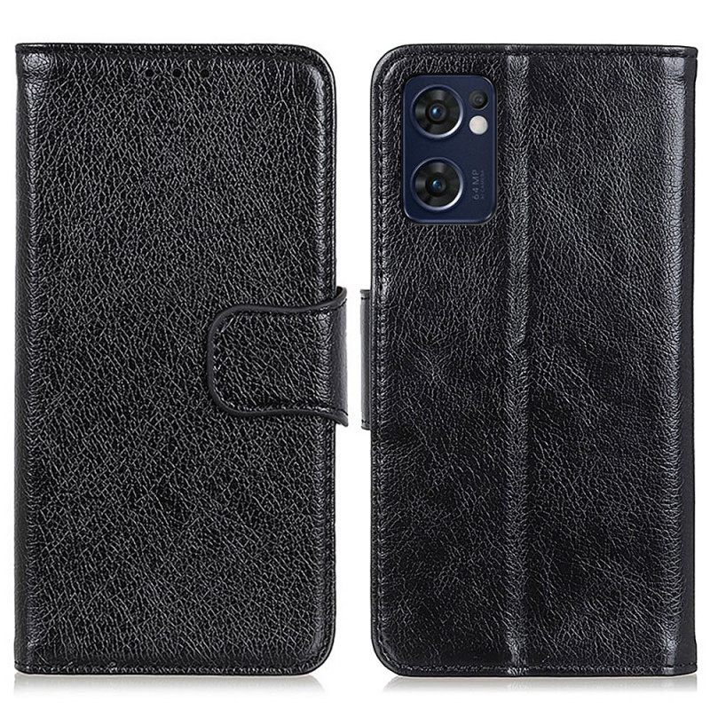 Κάλυμμα Oppo Find X5 Lite Split Nappa Leather