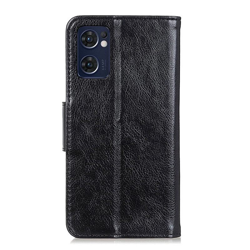 Κάλυμμα Oppo Find X5 Lite Split Nappa Leather