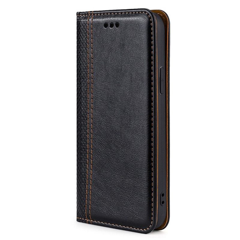 θηκη κινητου Oppo Find X5 Lite Θήκη Flip Litchi Split Leather Rattch