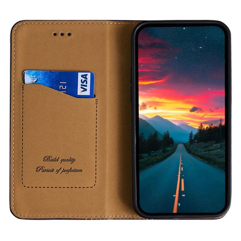 θηκη κινητου Oppo Find X5 Lite Θήκη Flip Litchi Split Leather Rattch