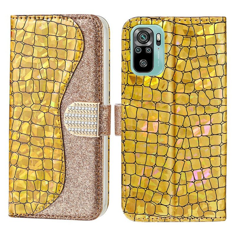 Κάλυμμα Xiaomi Redmi Note 10 / 10S Croco Diamonds