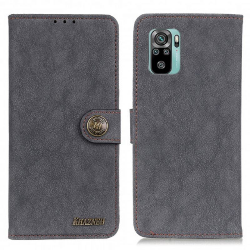 Κάλυμμα Xiaomi Redmi Note 10 / 10S Khazneh Retro Split Leather