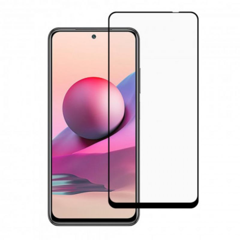 Προστατευτικό Οθόνης Xiaomi Redmi Note 10 / Note 10S Black Edge Tempered Glass