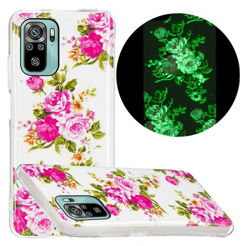 θηκη κινητου Xiaomi Redmi Note 10 / 10S Fluorescent Liberty Flowers