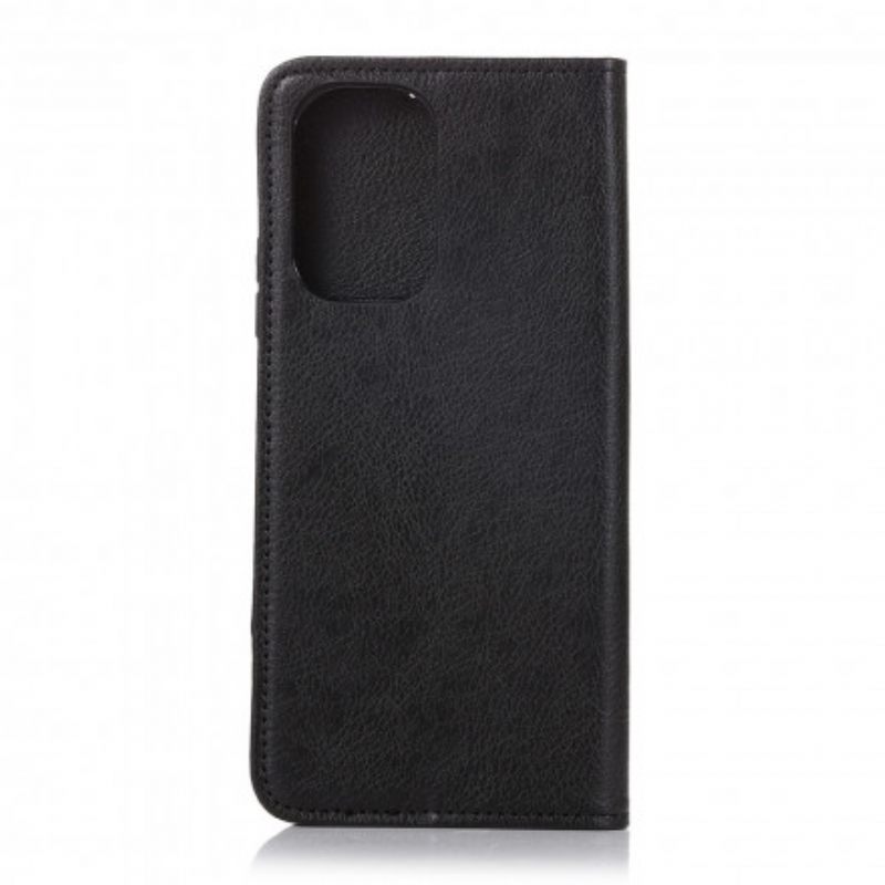 θηκη κινητου Xiaomi Redmi Note 10 / 10S Θήκη Flip Litchi Split Leather