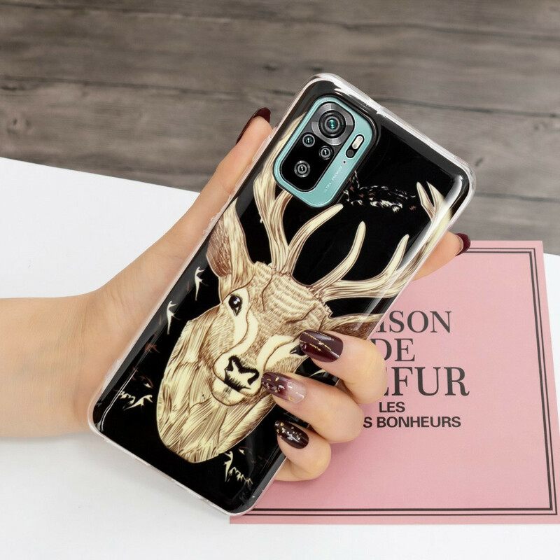 Θήκη Xiaomi Redmi Note 10 / 10S Fluorescent Majestic Stag