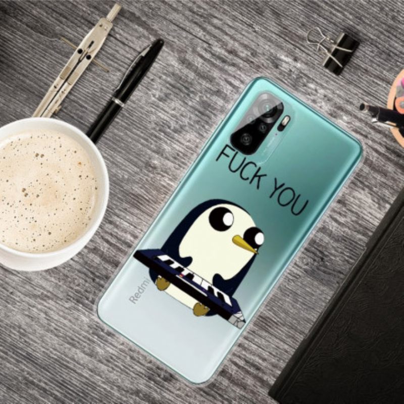 Θήκη Xiaomi Redmi Note 10 / 10S Penguin Fuck You